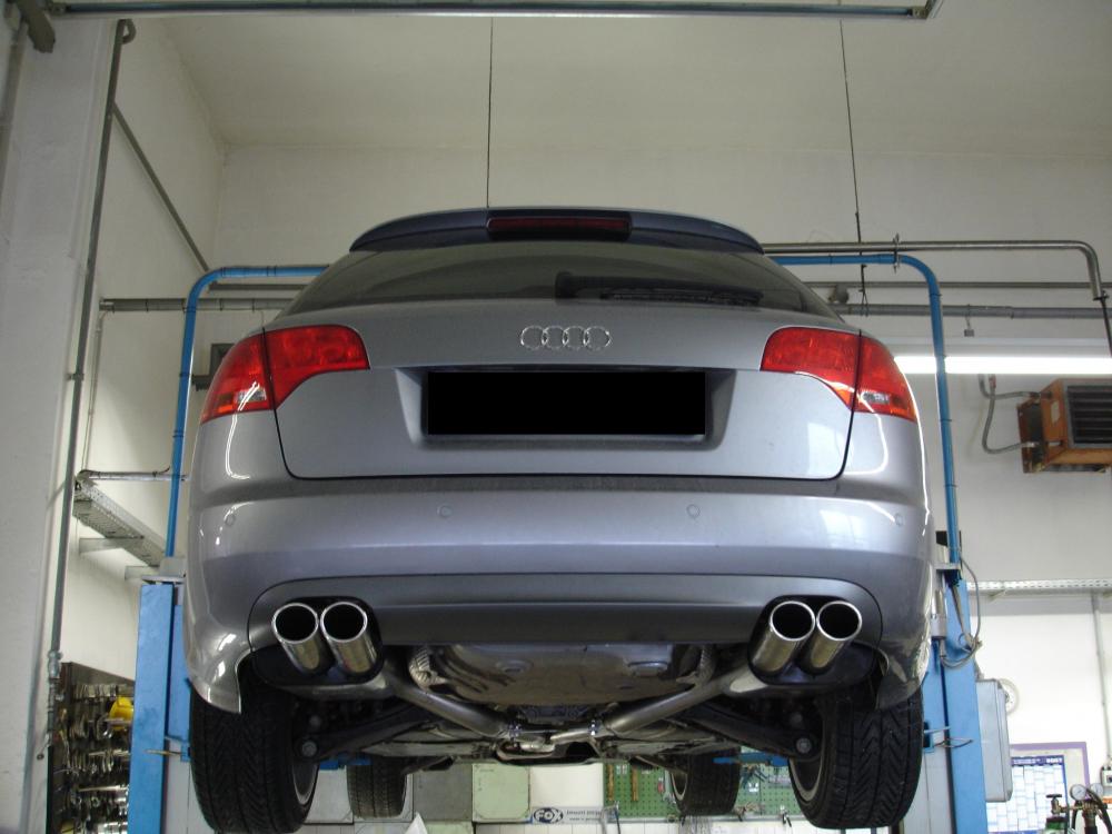 Bastuck Sportauspuff für Audi A4 Typ 8ED/B7 (Avant) 2x 2x76mm, abgeschrägt