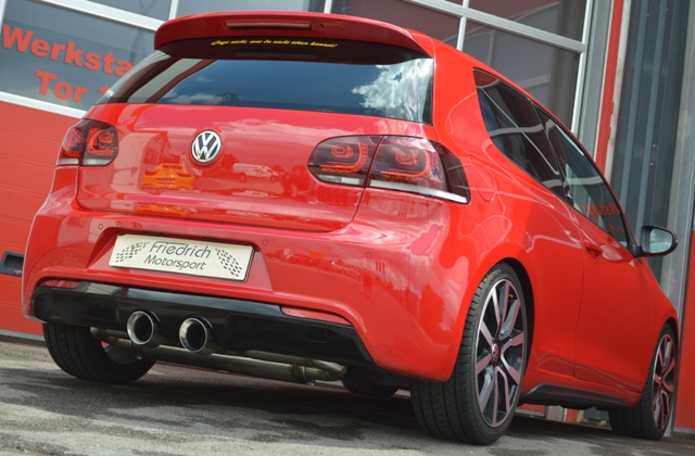 Friedrich Motorsport Duplexanlage 76mm Edelstahl Bild