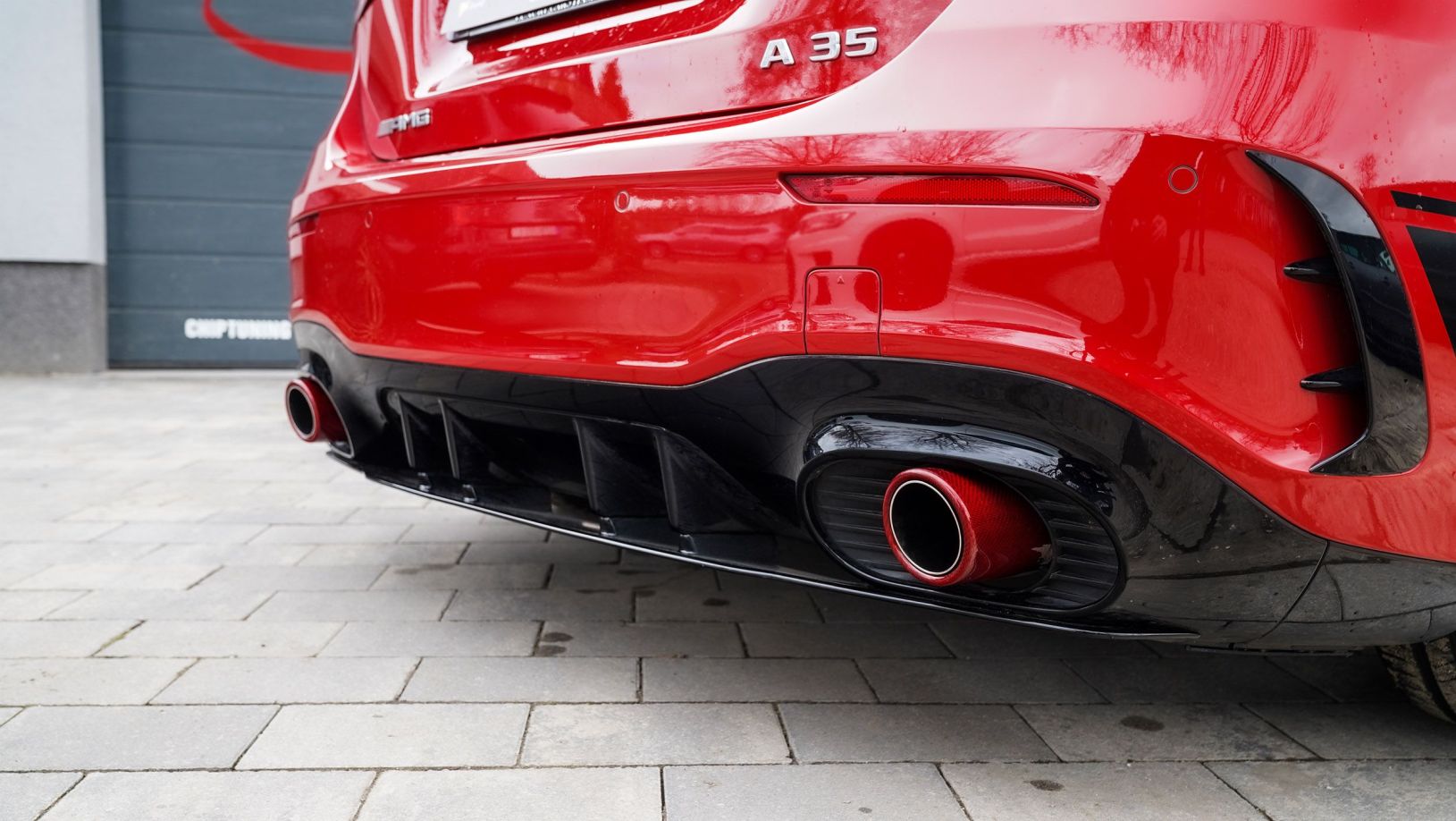 Friedrich Motorsport 90mm Carbon-Endrohre zum Verschrauben Edelstahl 