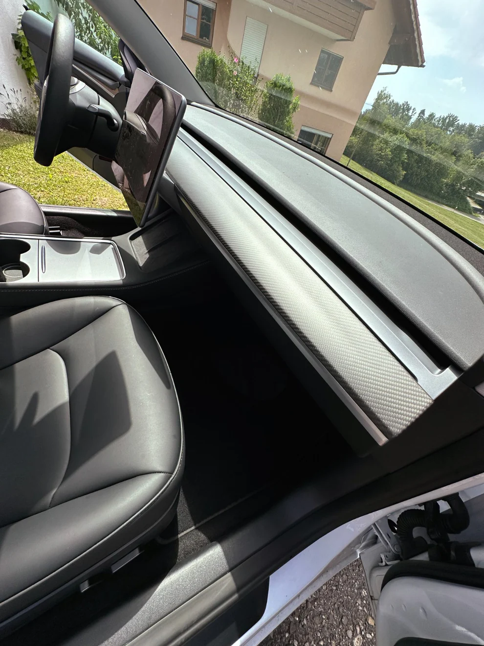 Carbon Armaturenbrett Abdeckung für Tesla Model 3/Y kaufen