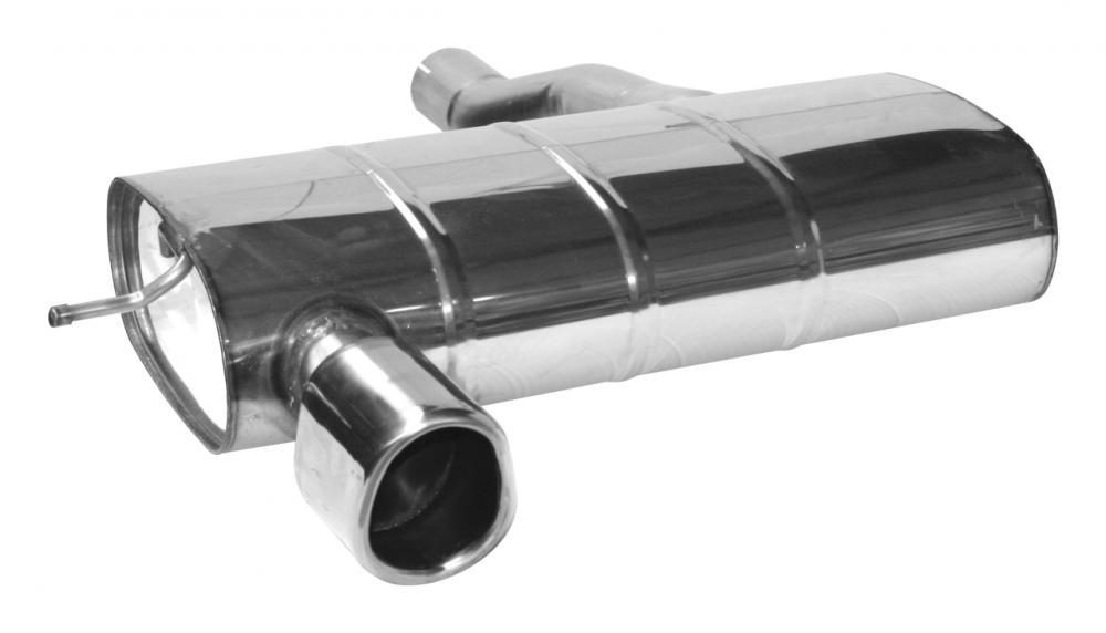 Bastuck Sportauspuff für Mini F56 Typ UKL-L (3-Türer Limousine) 90x110mm, mit Lippe 20° schräg geschnitten