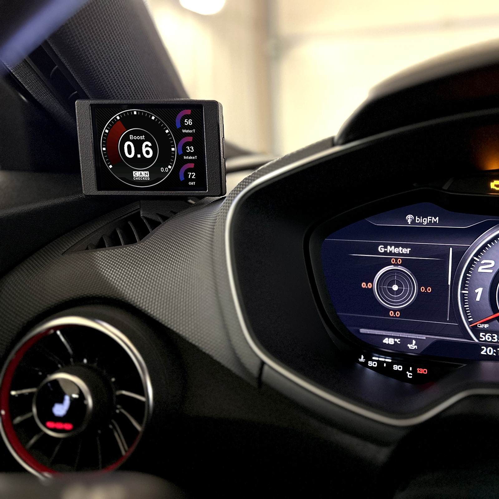 CANchecked Daten-Display MFD32 Gen2 for Audi TT 8S LHD