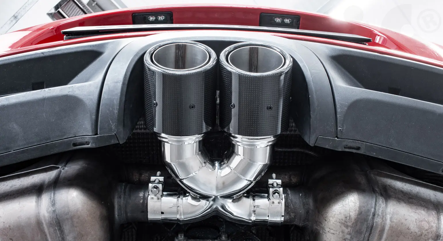 CARGRAPHIC Sport Endrohr für Porsche 718 Tuning