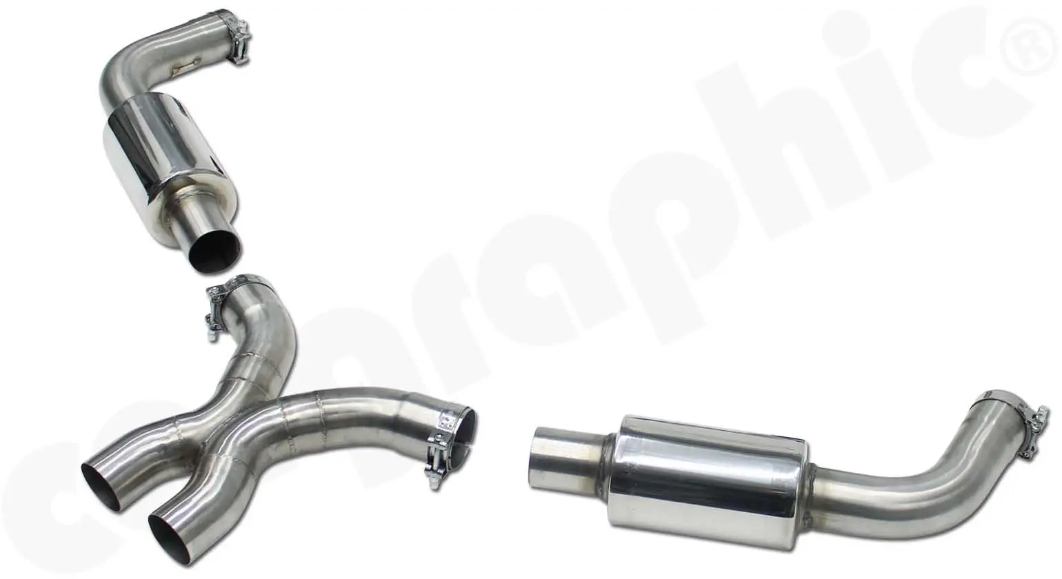 CARGRAPHIC RACE-X Endschalldämpfer für Porsche 981 Anleitung