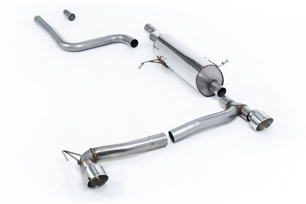 Milltek Komplettanlage ECE für Ford Fiesta MK8 1.0T EcoBoost ST-Line mit OPF (Maxton-Heck)