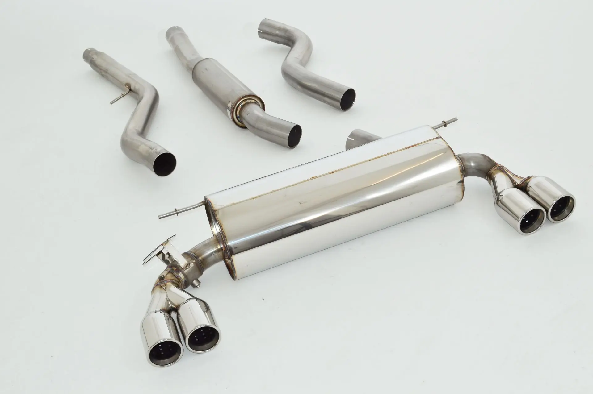 Friedrich Motorsport Duplex-Anlage 76mm Edelstahl Foto