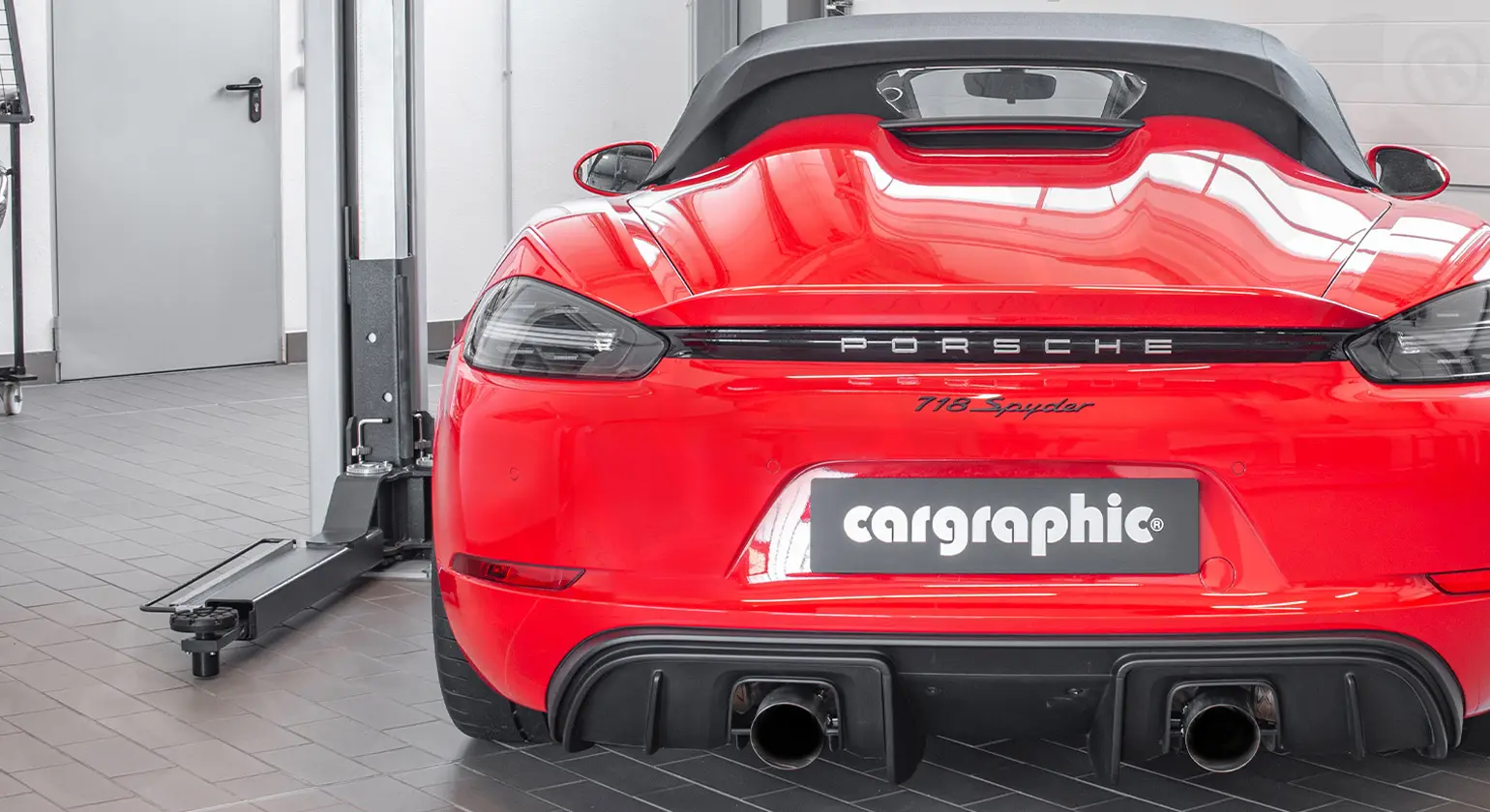 CARGRAPHIC Sport Endrohre für Porsche 718 