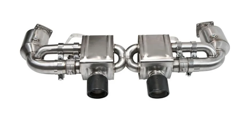  Zinram Edelstahl Klappenanlage für Porsche 911 991.2 Foto