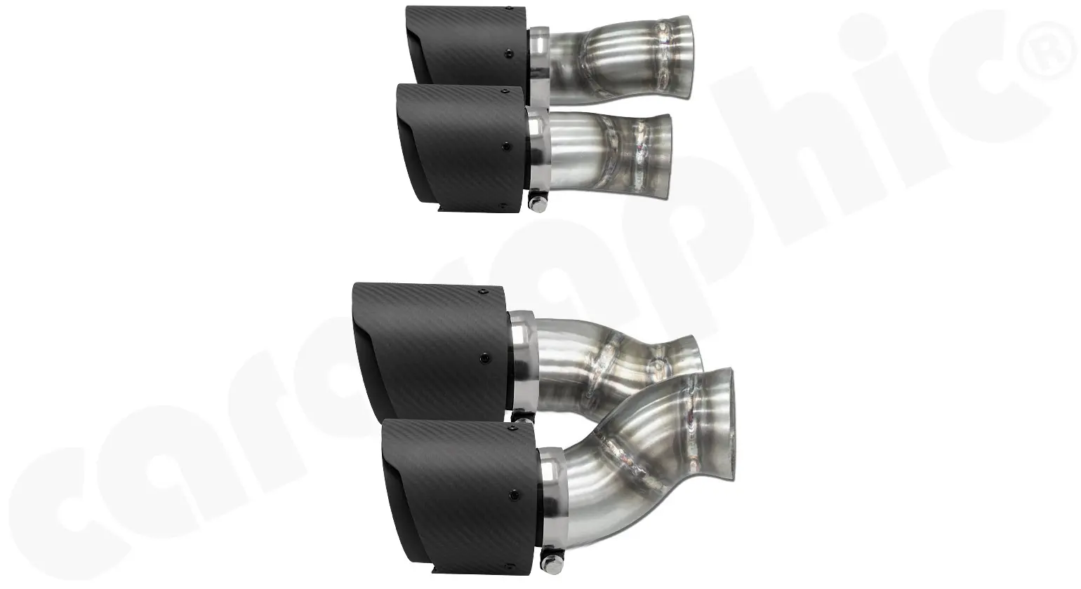 CARGRAPHIC Doppelendrohrsatz für Porsche Panamera 970.2 günstig