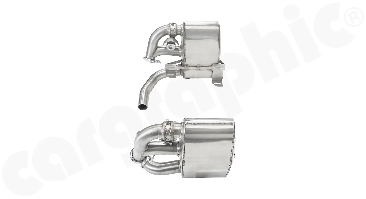 CARGRAPHIC Sportauspuff für Porsche 996 GT3 RS Tuning