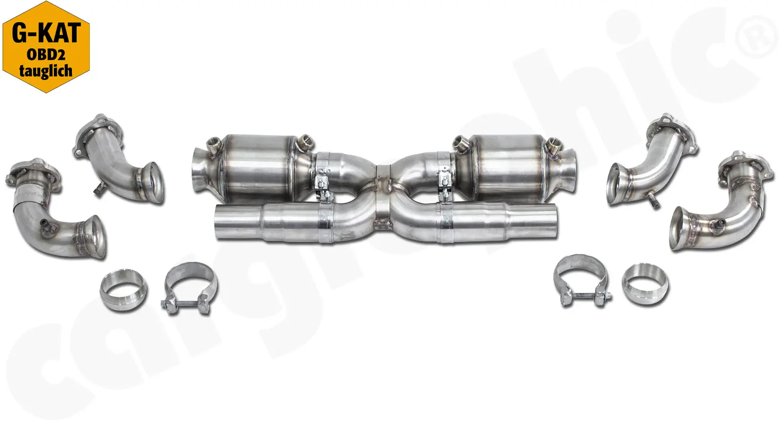 CARGRAPHIC Sportkats X-Pipe für Porsche 996 Carrera