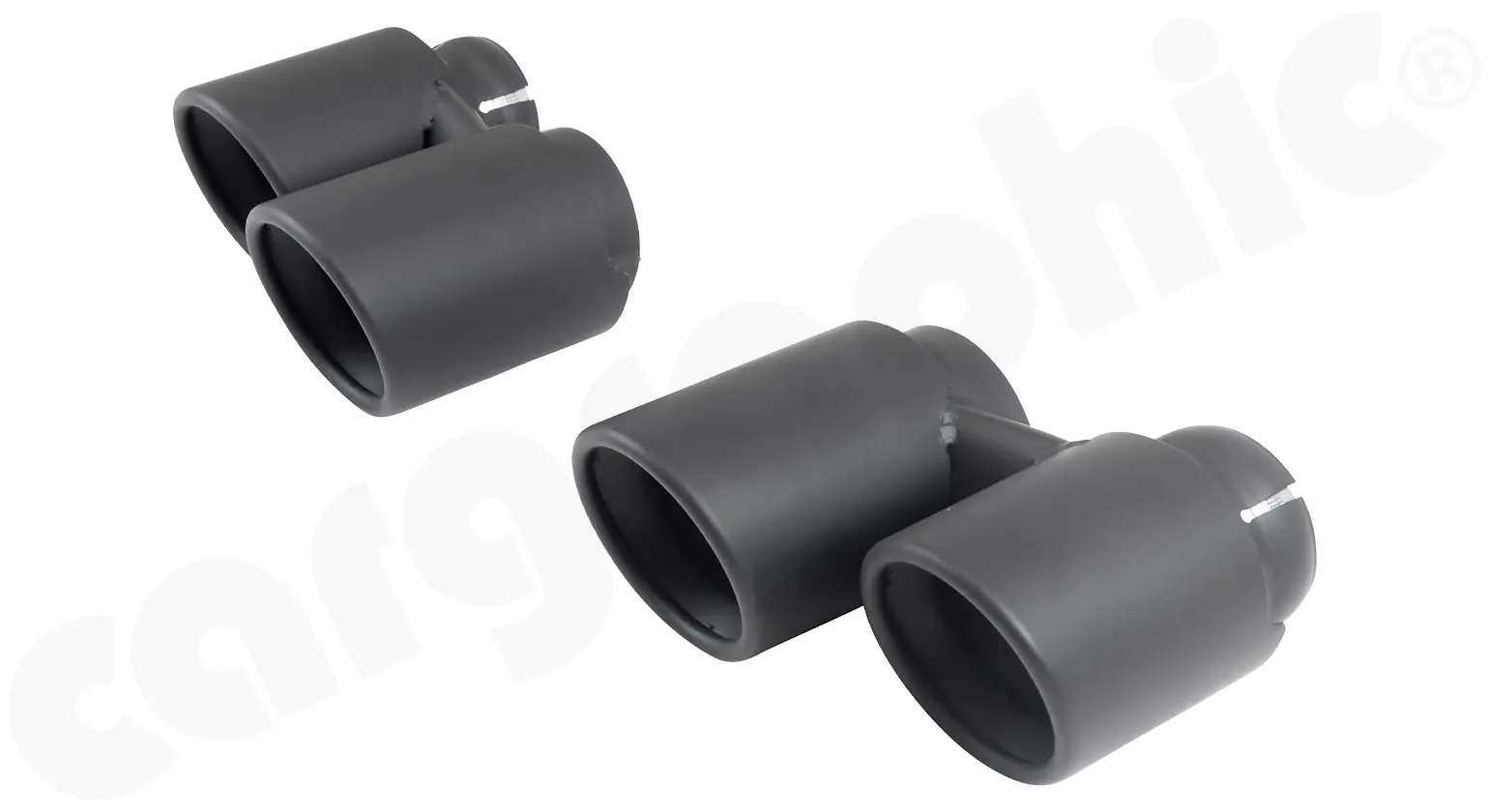 CARGRAPHIC Sport Endrohre für Porsche 997 991 Foto