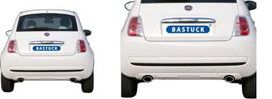 Bastuck Sportauspuff Fiat 500 Cabrio Typ 312 Foto