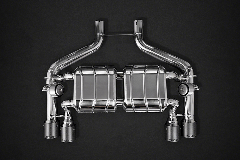 Capristo Komplettanlage ECE für BMW M2 F87 N55 mit Carbonblenden