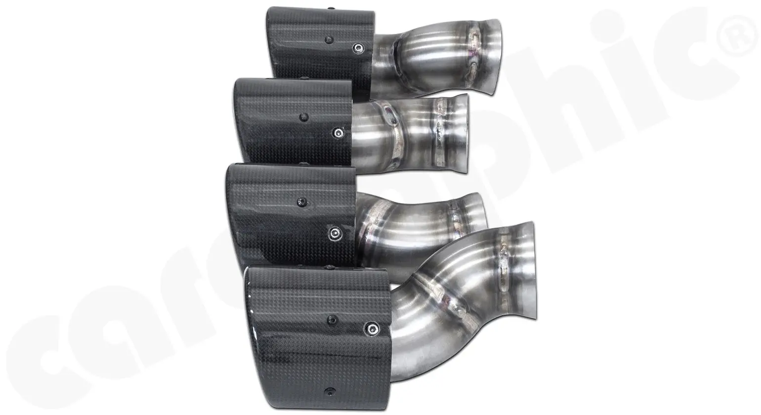 CARGRAPHIC Doppelendrohrsatz für Porsche Panamera Bild