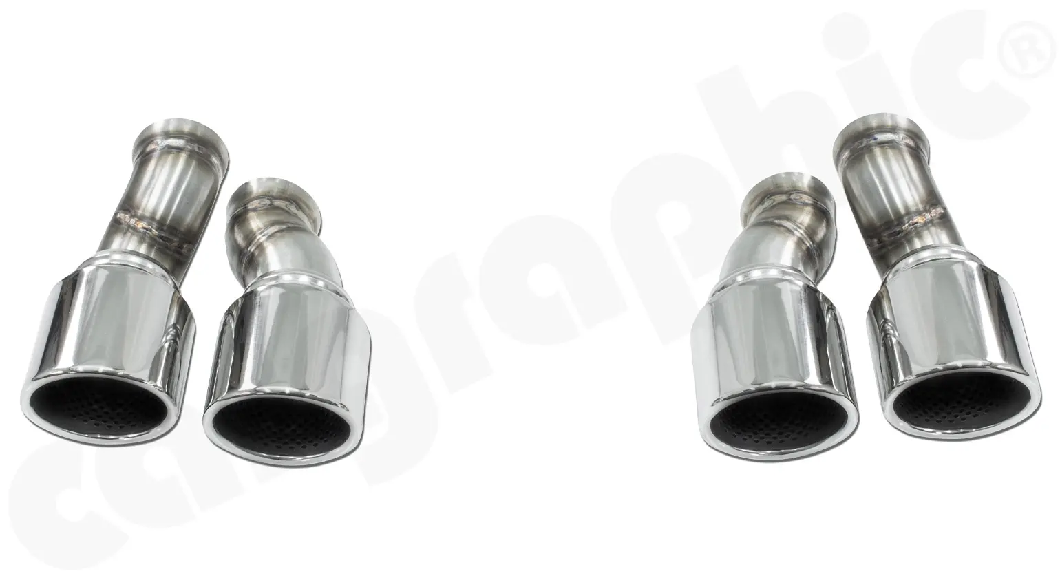 CARGRAPHIC Doppelendrohrsatz für Porsche Panamera 