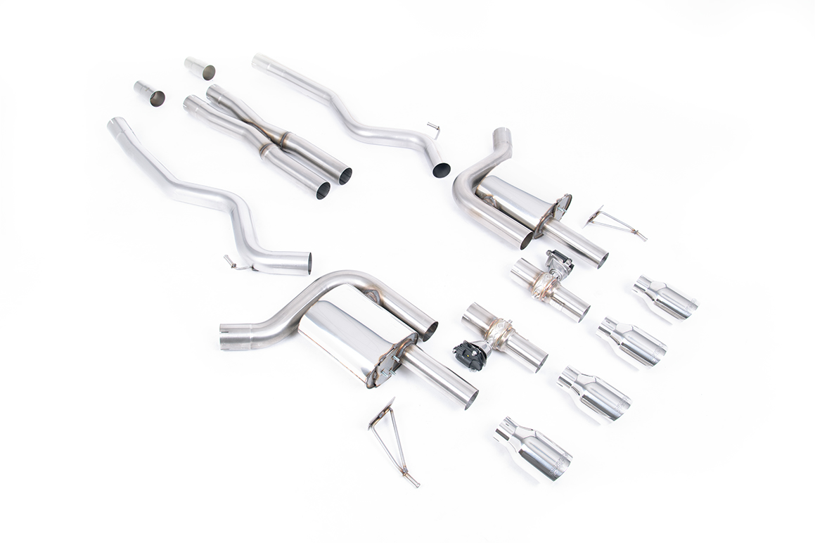 Milltek Komplettanlage (non-resonated) X-Pipe für Ford Mustang MK7 5.0 GT