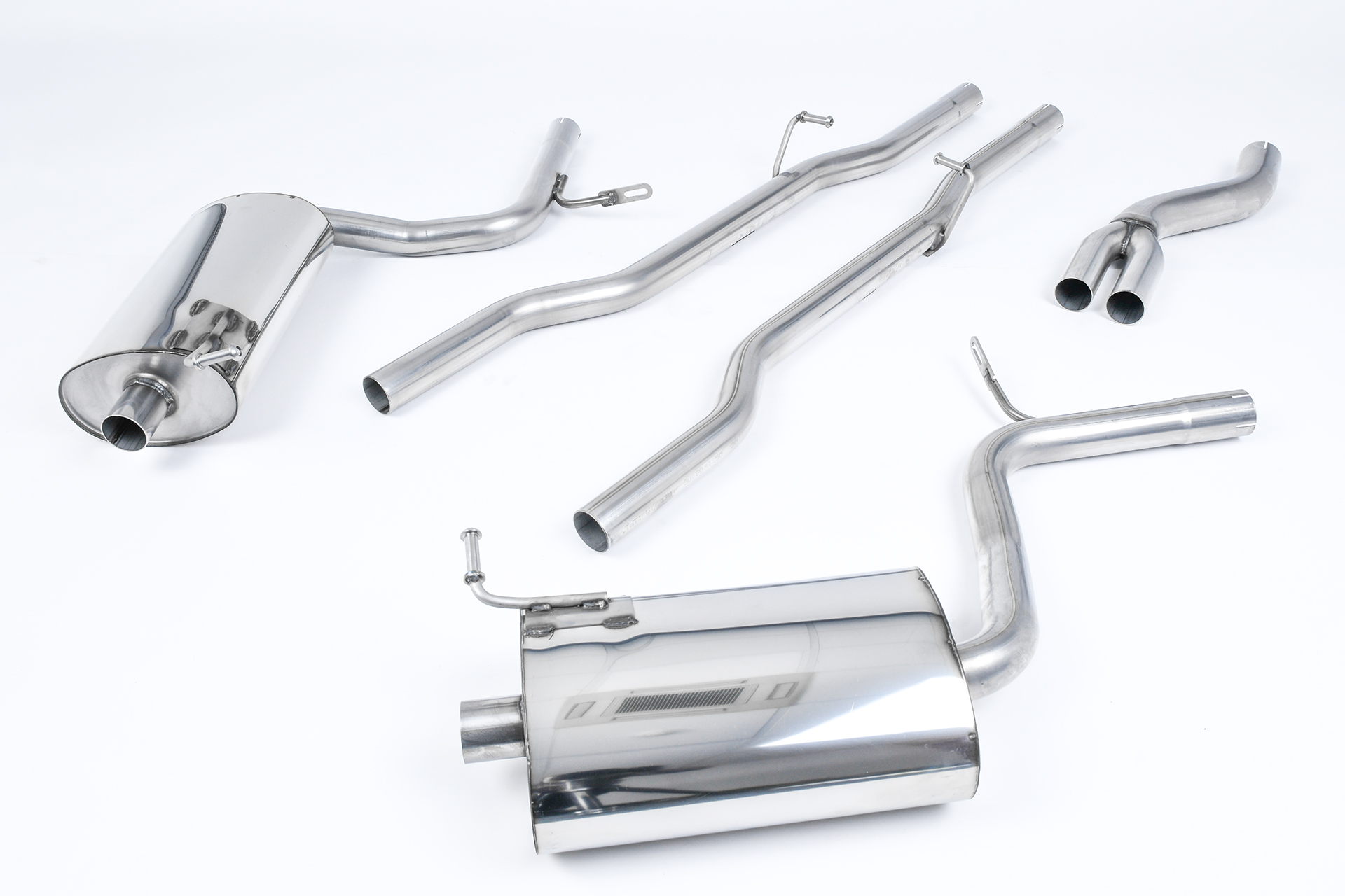Milltek Komplettanlage (non-resonated) für Audi A4 B7 2.0 TFSI quattro / DTM