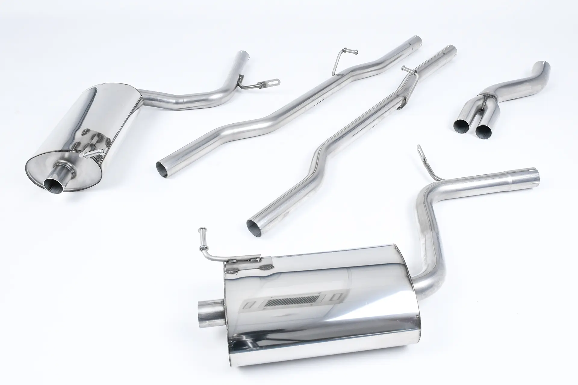 Milltek Komplettanlage (non-resonated) für Audi A4 B7 2.0 TFSI quattro / DTM