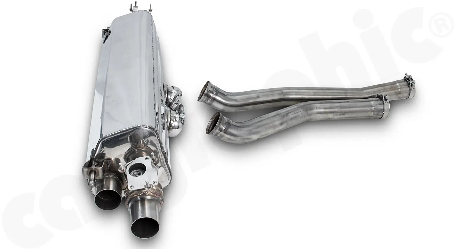 CARGRAPHIC Sport Endschalldämpfer für Porsche Cayenne Foto