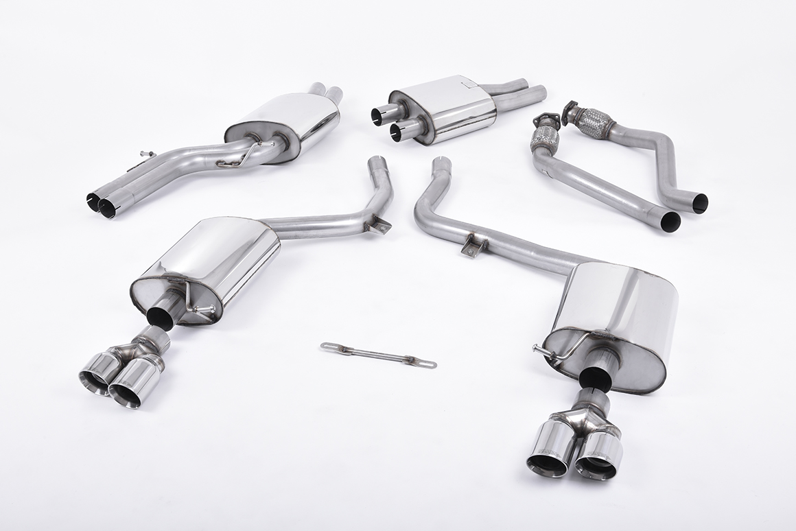Milltek Komplettanlage ECE für Audi S4 S5 B8 Sportback 3.0TFSI