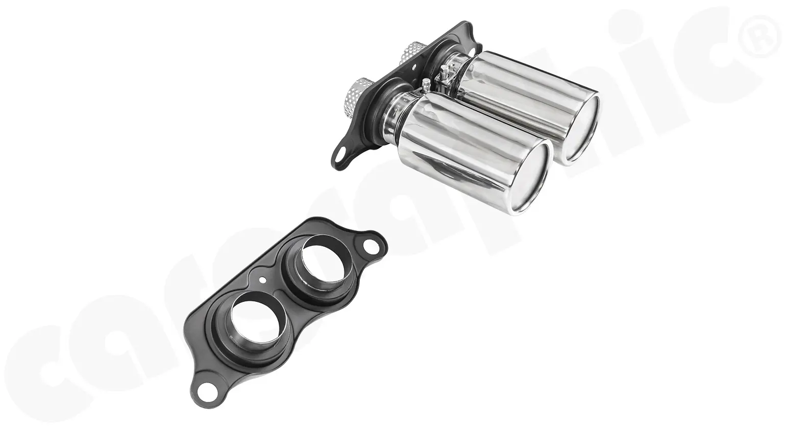 CARGRAPHIC Sport Endrohre für Porsche 991 GT3 Bild