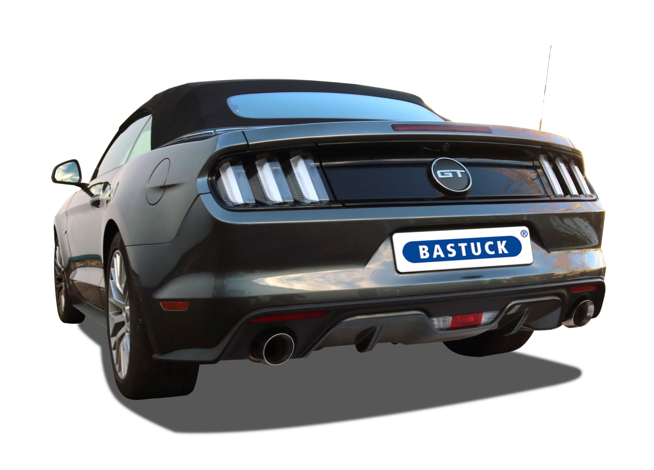 Bastuck Sportauspuff für Ford Mustang VI Cabrio Foto
