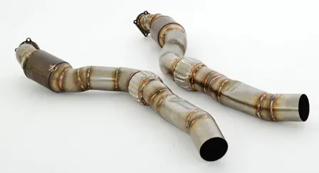 Friedrich Motorsport 2x90mm Downpipe mit 200 Zellen Sport-Kat. Audi RS6 4F Quattro