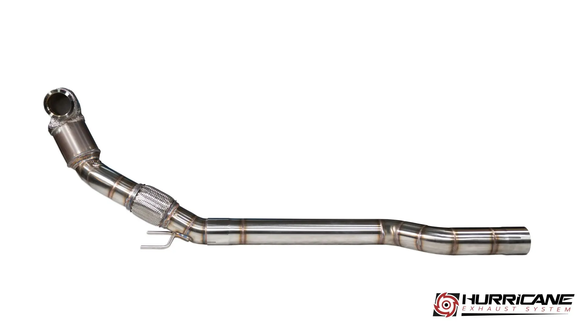Hurricane Downpipe 3,5“ für Golf 7R, Audi S3 8V, Seat Leon Cupra 300 AWD 4 Drive - 90 95 1135