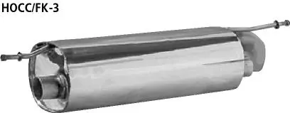 Bastuck Sportauspuff Honda Civic 8 FK 2x1x50mm 