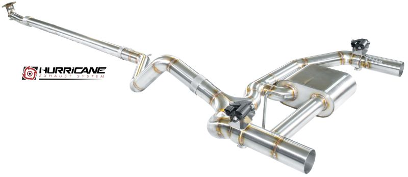 Hurricane 70mm Abgasanlage für Abarth 595 (140PS - 180PS) 