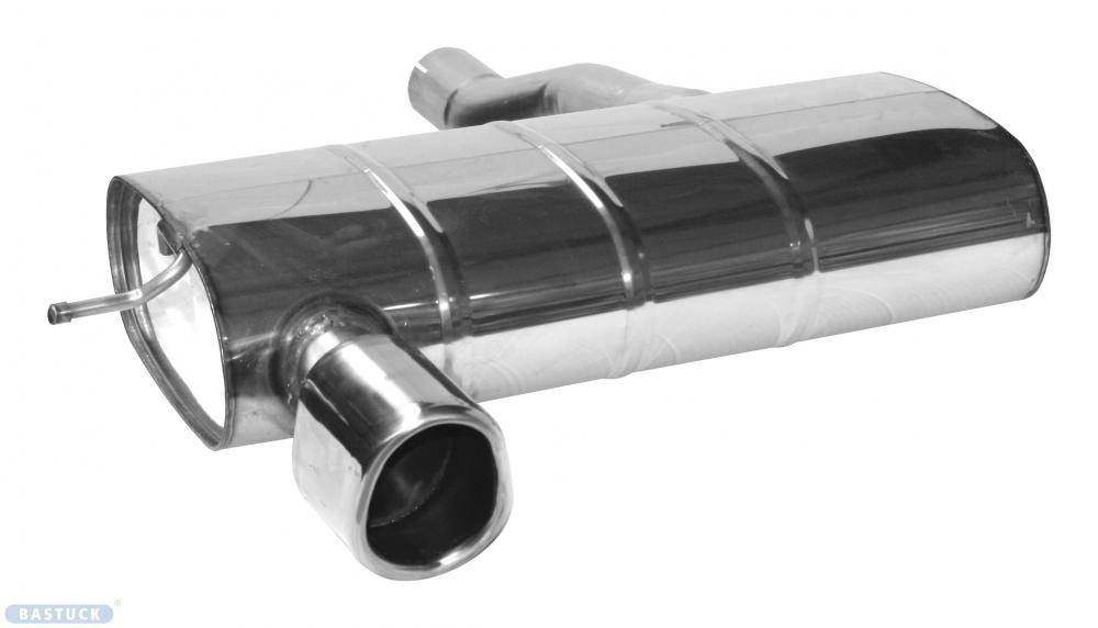 Bastuck Sportauspuff für Mini F56 Typ FML2 (3-Türer Limousine) 90x110mm, mit Lippe 20° schräg geschnitten