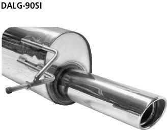 Bastuck Sportauspuff für Dacia Logan 1x90mm, gerade