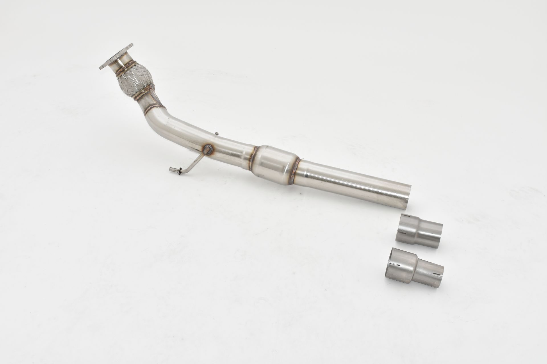 Friedrich Motorsport 76mm Downpipe mit 200 Zellen Sport-Kat. Edelstahl