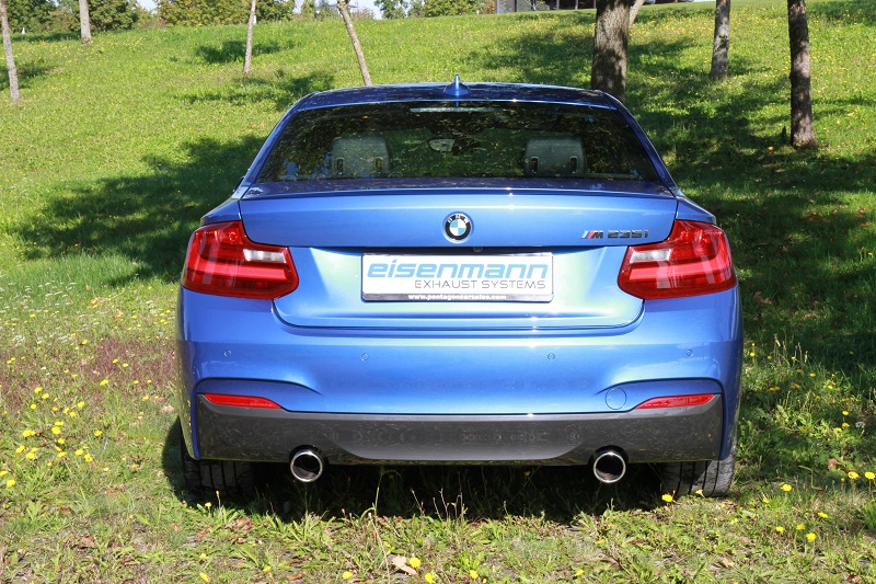 Eisenmann Endschalldämpfer für BMW M235i F22 F23 2x90mm EG-Genehmigung Eisenmann Endschalldämpfer BMW M235i 2x90mm kaufen