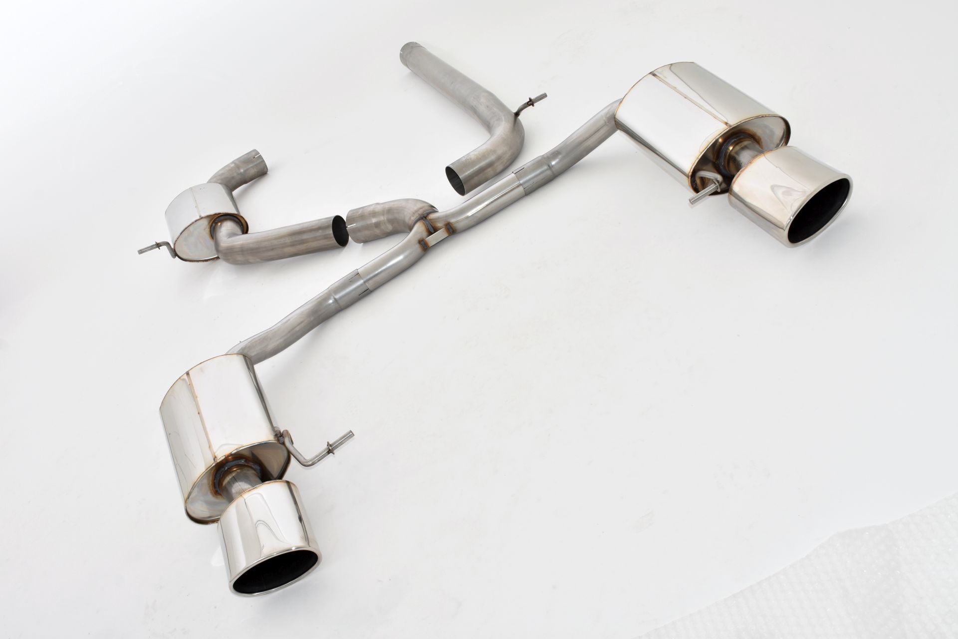 Friedrich Motorsport 76mm Duplex-Anlage Edelstahl