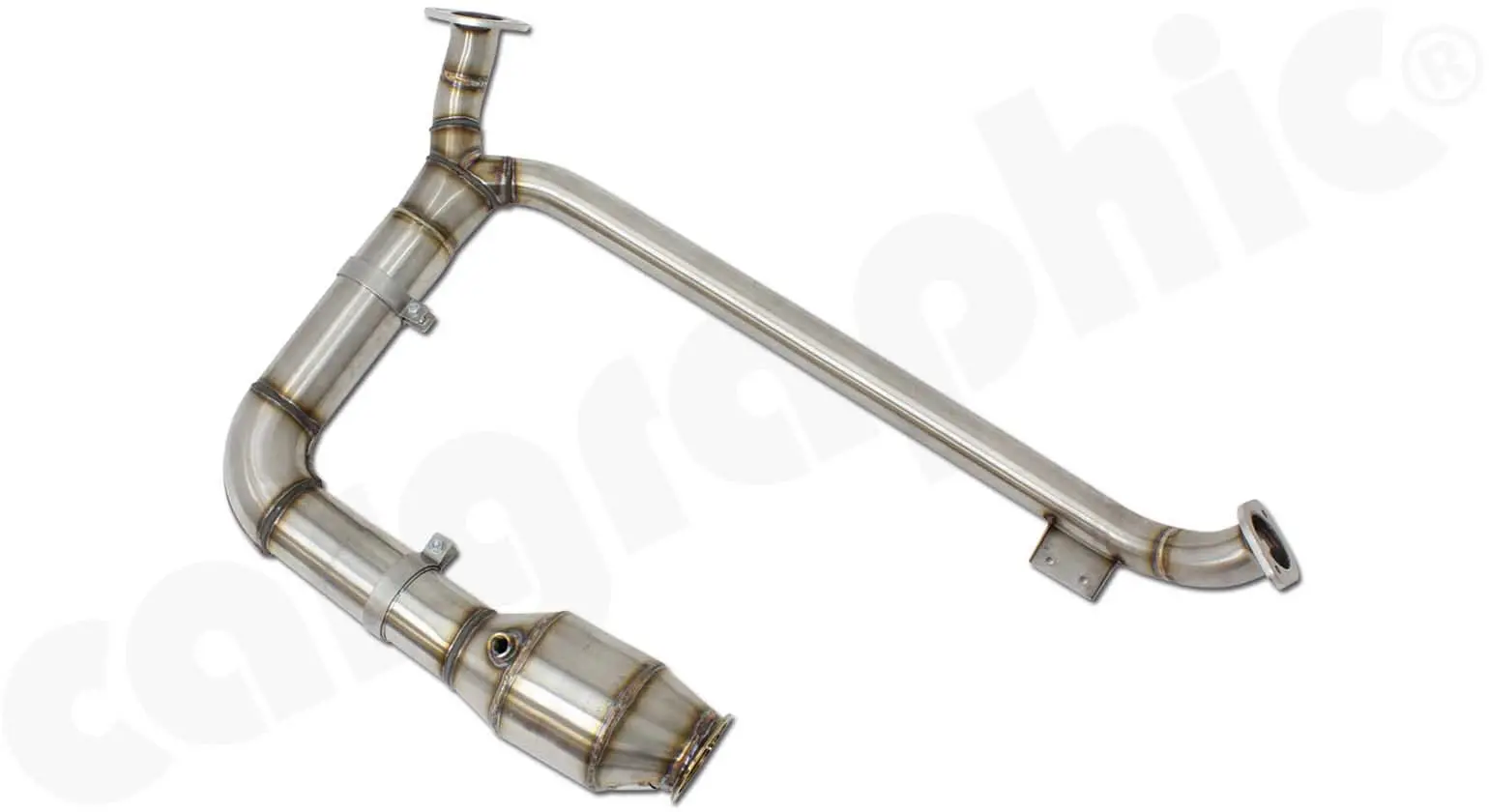 CARGRAPHIC Katalysatorersatzrohrsatz für Porsche 718 Foto