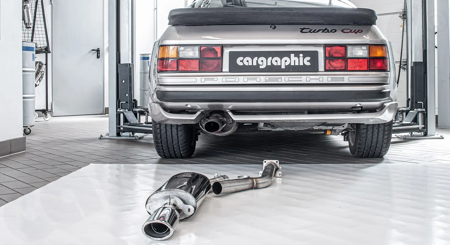 CARGRAPHIC Sportauspuff für Porsche 944 Turbo günstig