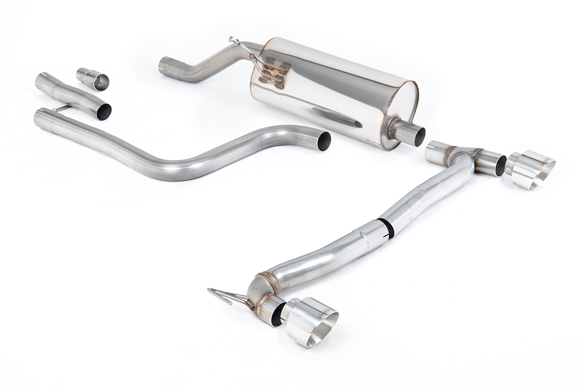 Milltek Komplettanlage ECE für Ford Fiesta MK8 1.0T EcoBoost ST-Line mit OPF 155PS (Maxton-Heck) Milltek Komplettanlage für Fiesta MK8 Tuning kaufen