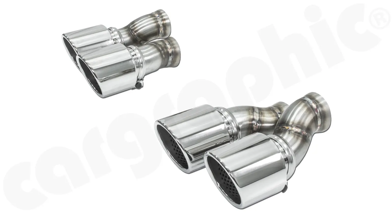 CARGRAPHIC Doppelendrohrsatz für Porsche Panamera Tuning