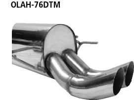 Bastuck Sportauspuff für Opel Astra H 2x76mm, DTM-Style