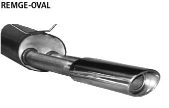Bastuck Sportauspuff für Renault Mégane I Grandtour Typ KA 153x95mm, oval