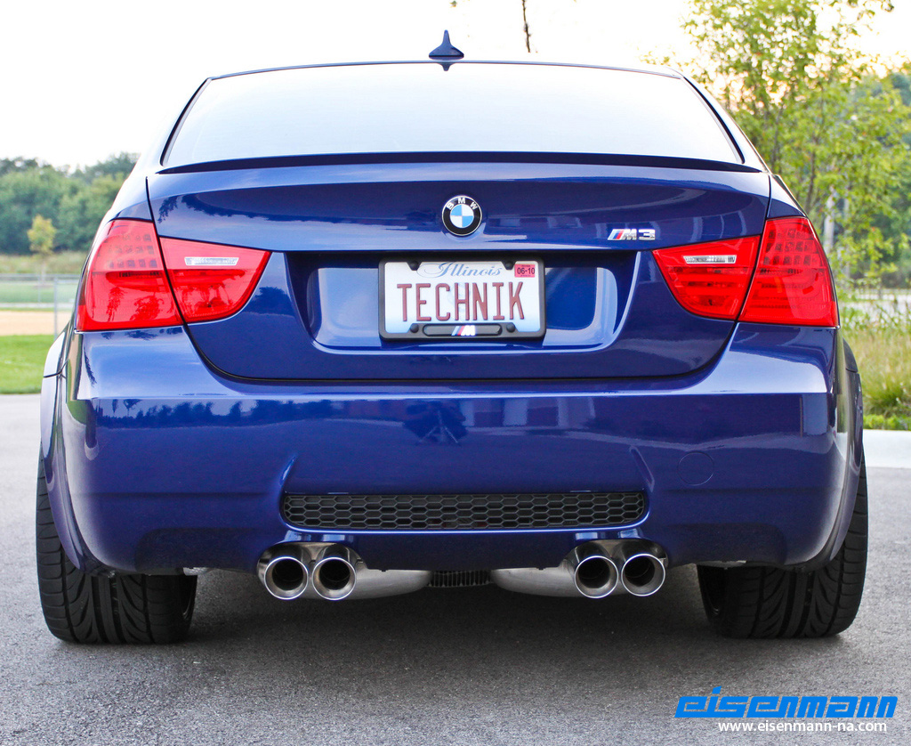 Eisenmann Endschalldämpfer für BMW E92 E93 M3 4x83mm EG-Gutachten