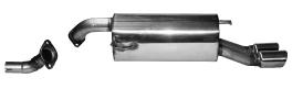 Bastuck Sportauspuff für Hyundai i20 (08-12) 2x76mm, mit Lippe 20° schräg geschnitten 