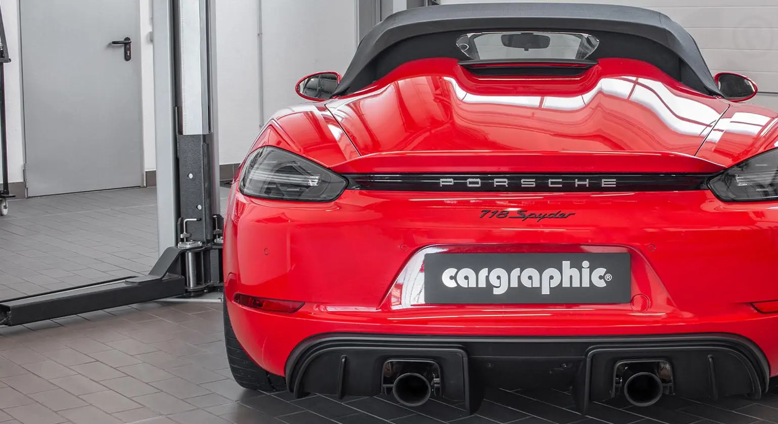 CARGRAPHIC Sport Endrohre für Porsche 718 