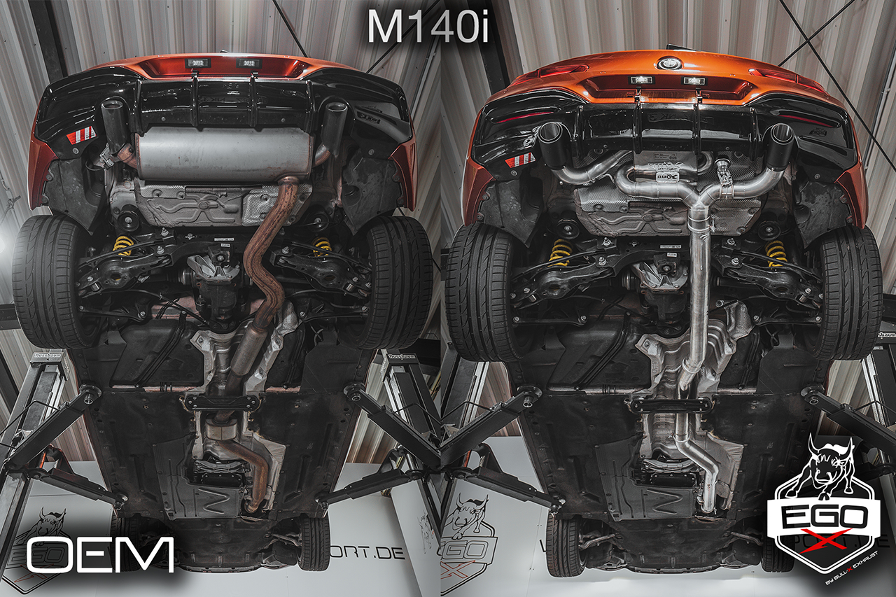 EGO-X Abgasanlage 3,5 Zoll für BMW 135i/140i F20/F21 günstig