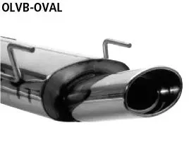 Bastuck Sportauspuff für Opel Vectra B CC/Fließheck (38) 153x95mm, oval