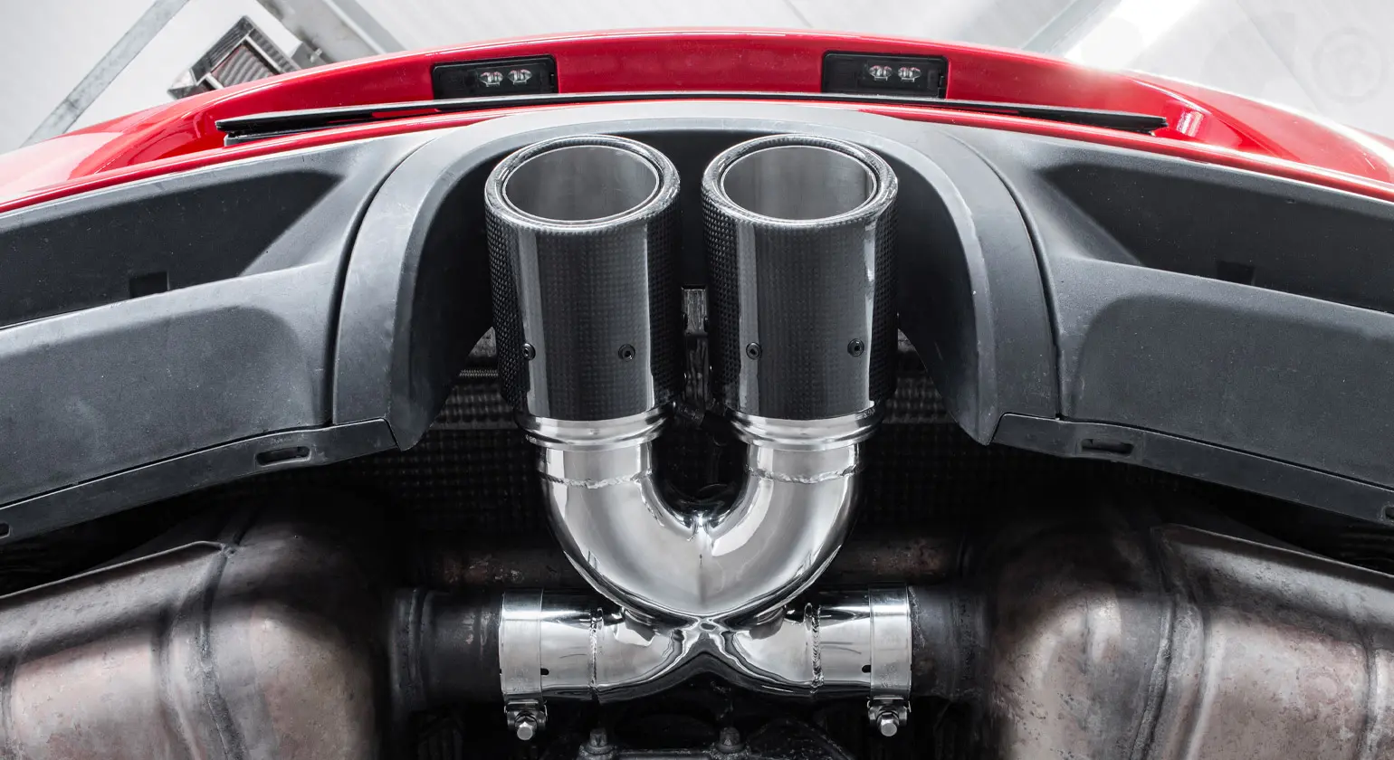 CARGRAPHIC Sport Endrohr für Porsche 718 Tuning