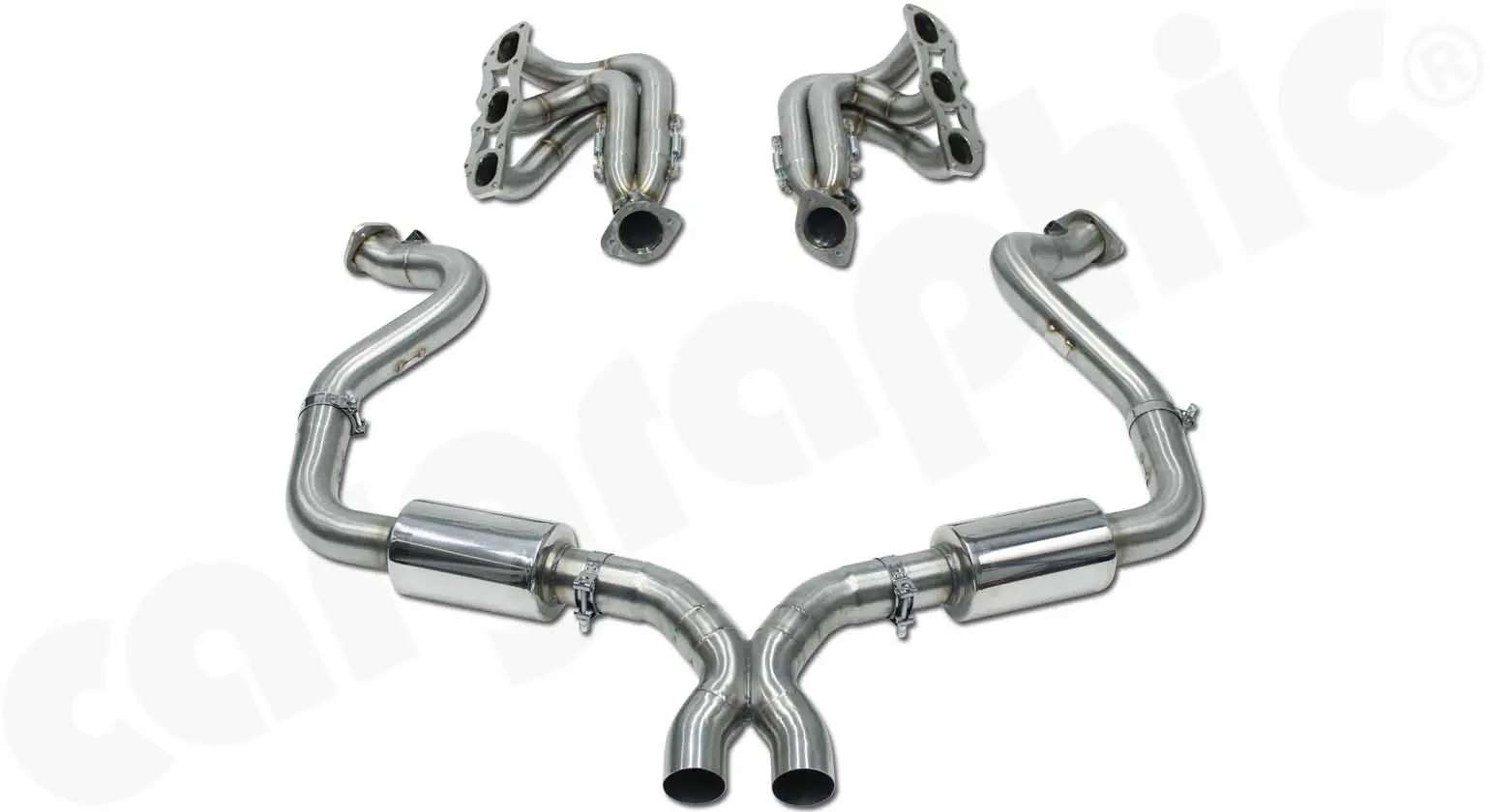CARGRAPHIC Motorsport Abgasanlage für Porsche 981 Bild