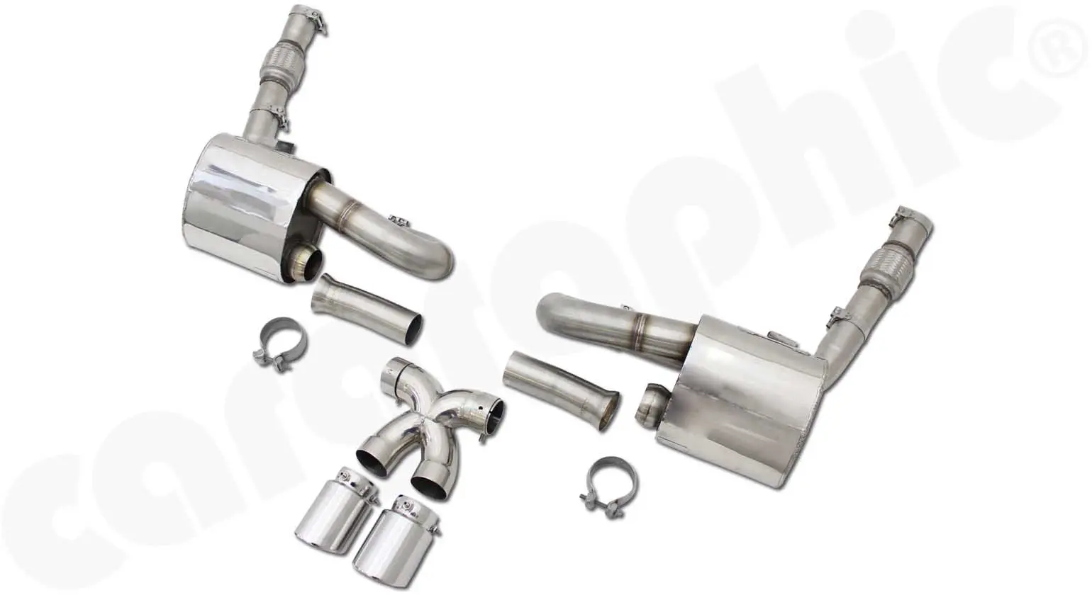 CARGRAPHIC CUP-X Endschalldämpfer für Porsche 987.1 